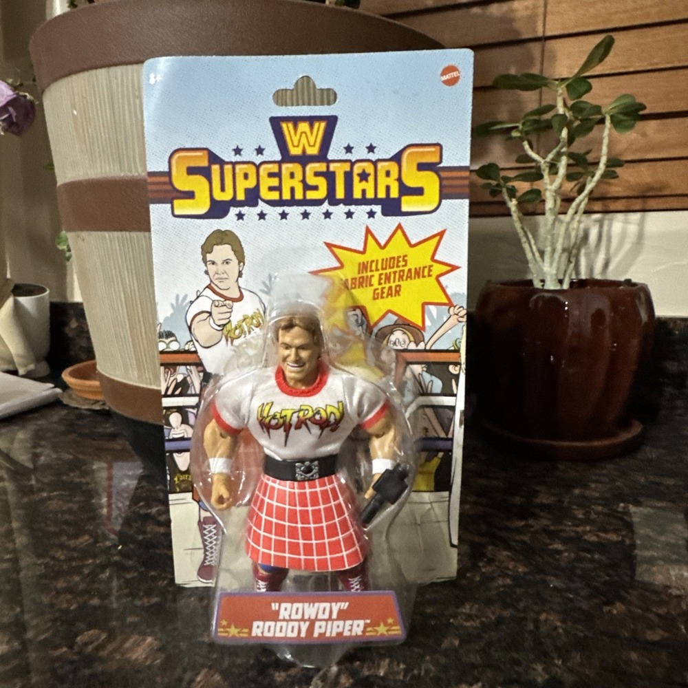 WWE Superstars Series 7 Rowdy Roddy Piper Action Figure Walmart Exclusive New